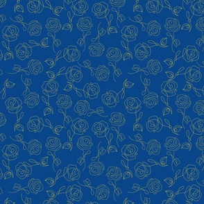 Ukrainian Support line art pattern rose ua