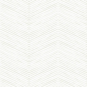 modern chalk herringbone chevron neutral French grey XL scale by Pippa Shaw