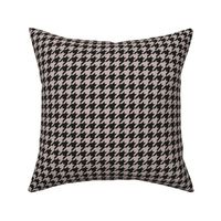 houndstooth black and taupe - small