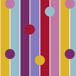 Stripes and circles - small