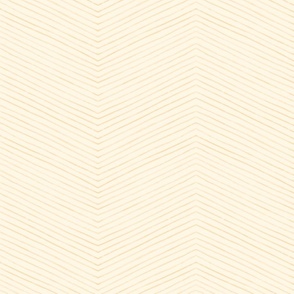 modern chalk herringbone chevron XL scale cream gold by Pippa Shaw