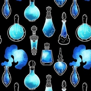 Magic Potion Bottles Sky Blue small scale