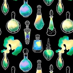 Magic Potion Bottles Mermaid Grotto small scale