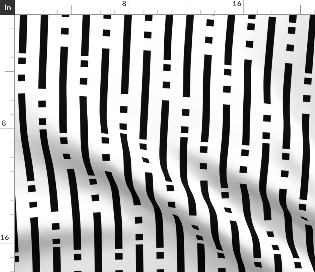 basic stripes and dots in bw by rysunki_malunki