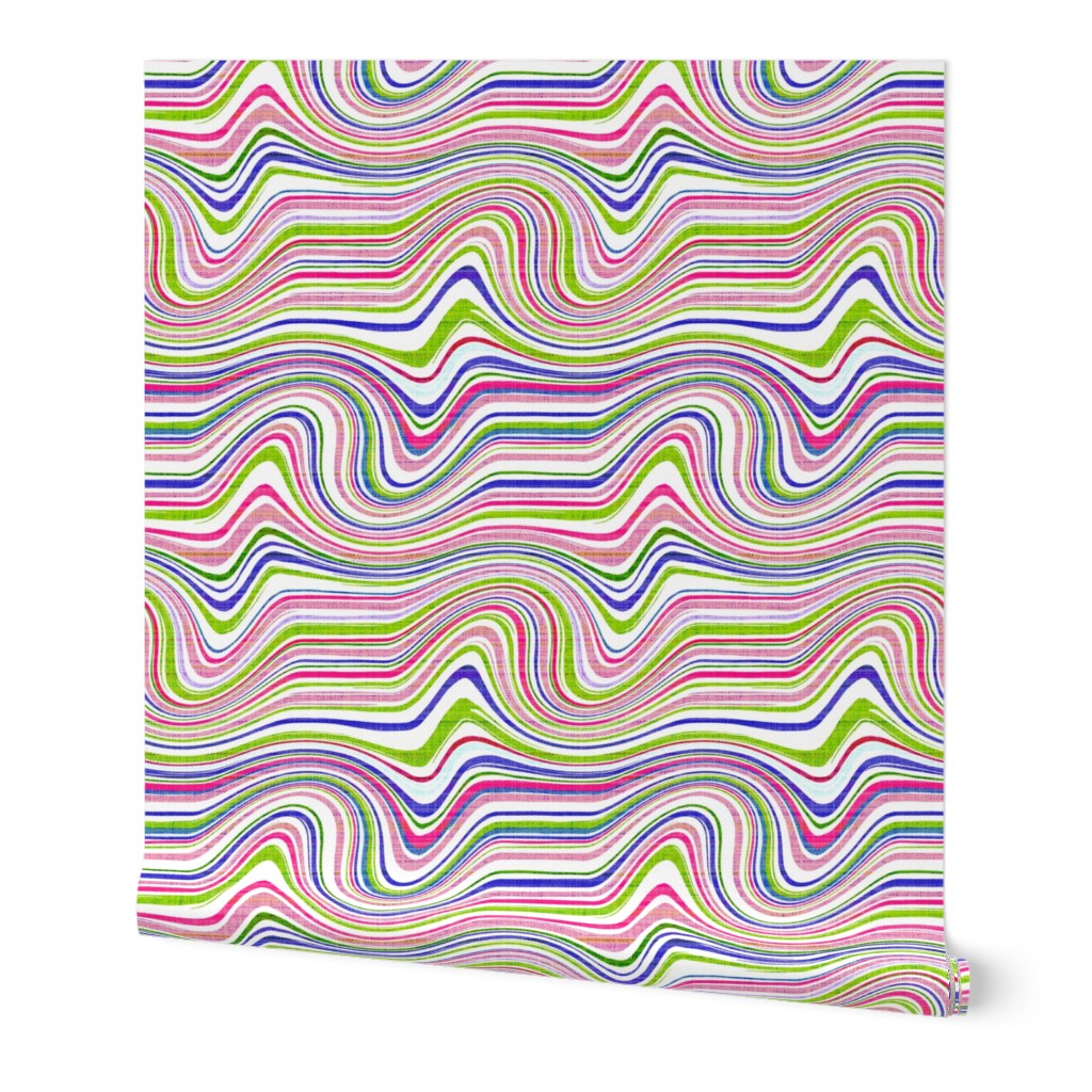 Swirling stripes - medium scale