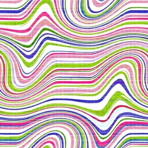 Swirling stripes - large scale