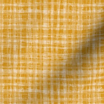 Orange and White Neutral Hemp Rope Texture Plaid Squares Mustard Brown Yellow C3932B and Dynamic Ivory Beige White F0E9DD Dynamic Modern Abstract Geometric