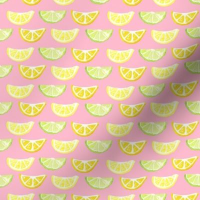 Lemon and bergamot slices - pink - small 