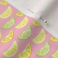 Lemon and bergamot slices - pink - small 