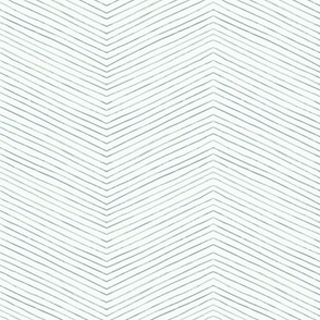 modern chalk herringbone chevron XL scale ivory graphite by Pippa Shaw