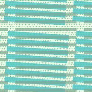 stripe dash diagonal aqua