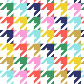 Colorful Houndstooth pattern