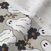 Floral Halloween Ghosts