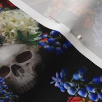 Skull & Flowers Pattern