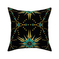 golden sparkling star pool black  wallpaper living & decor current table runner tablecloth napkin placemat dining pillow duvet cover throw blanket curtain drape upholstery cushion duvet cover clothing shirt wallpaper fabric living home decor 