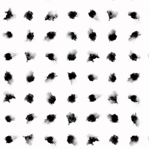 Polka Dots - Black and White