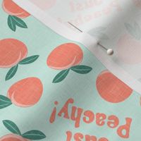 Just Peachy! - summer peaches - minty - LAD22