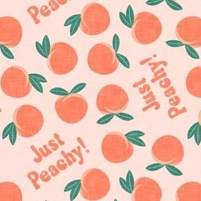 Just Peachy! - summer peaches -  peachy pink - LAD22