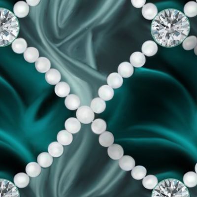 Diamonds are Forever in Teal