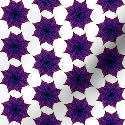 Swirl Purple Flower