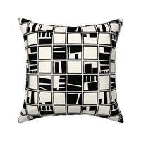 Small Black and White - Playful Checks ©designsbyroochita