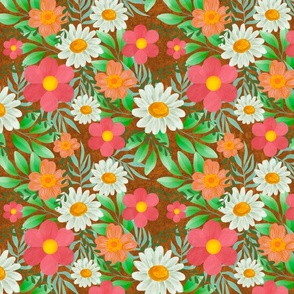 Daisies and More on Brown