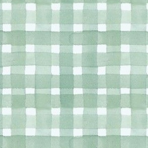 Gingham in Seafoam (Medium)