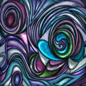 Once upon a painting - Metallic Swirliness