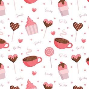 Sweets, Cupcakes, Tea Valentine's Date
