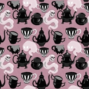 Goth Tea Party baby pink extra-small scale