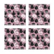 Goth Tea Party Baby Pink small scale