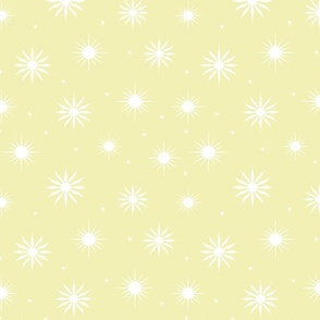 Summer Suns and Stars Regular Scale lemon yellow by Jac Slade