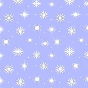 Summer Suns and Stars Regular Scale periwinkle blue by Jac Slade