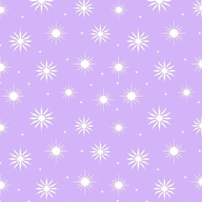 Summer Suns and Stars Regular Scale purple by Jac Slade