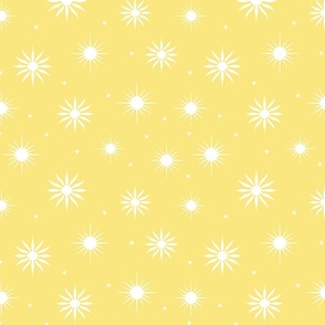 Summer Suns and Stars Regular Scale yellow by Jac Slade