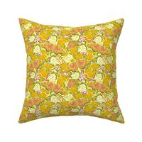 Welcome Summer- Butterfly Kaleidoscope- Watermelon Marigold Lemon Lime- Small Scale