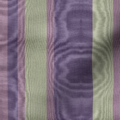 Holy Smoke Amethyst & Sage Striped Moire