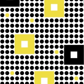 Retro_mod_polka_dots_%26_squares_-__yellow_%26_black