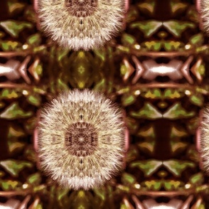 Earthy Dandelion Kaleidoscope 