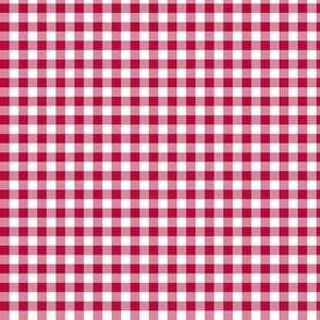 1/4" Exotic Red Gingham