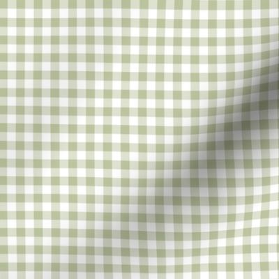 1/4" Sea Green Gingham