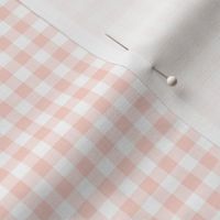 1/4" Shell Pink Gingham