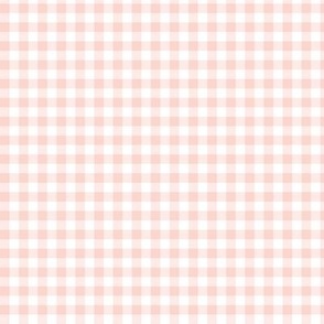 1/4" Shell Pink Gingham