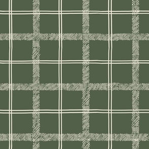 large // Organic Tartan in Green