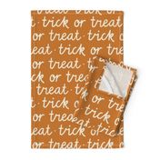 large // Trick or Treat Halloween on Burnt Orange