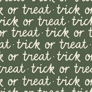 large // Trick or Treat on Green
