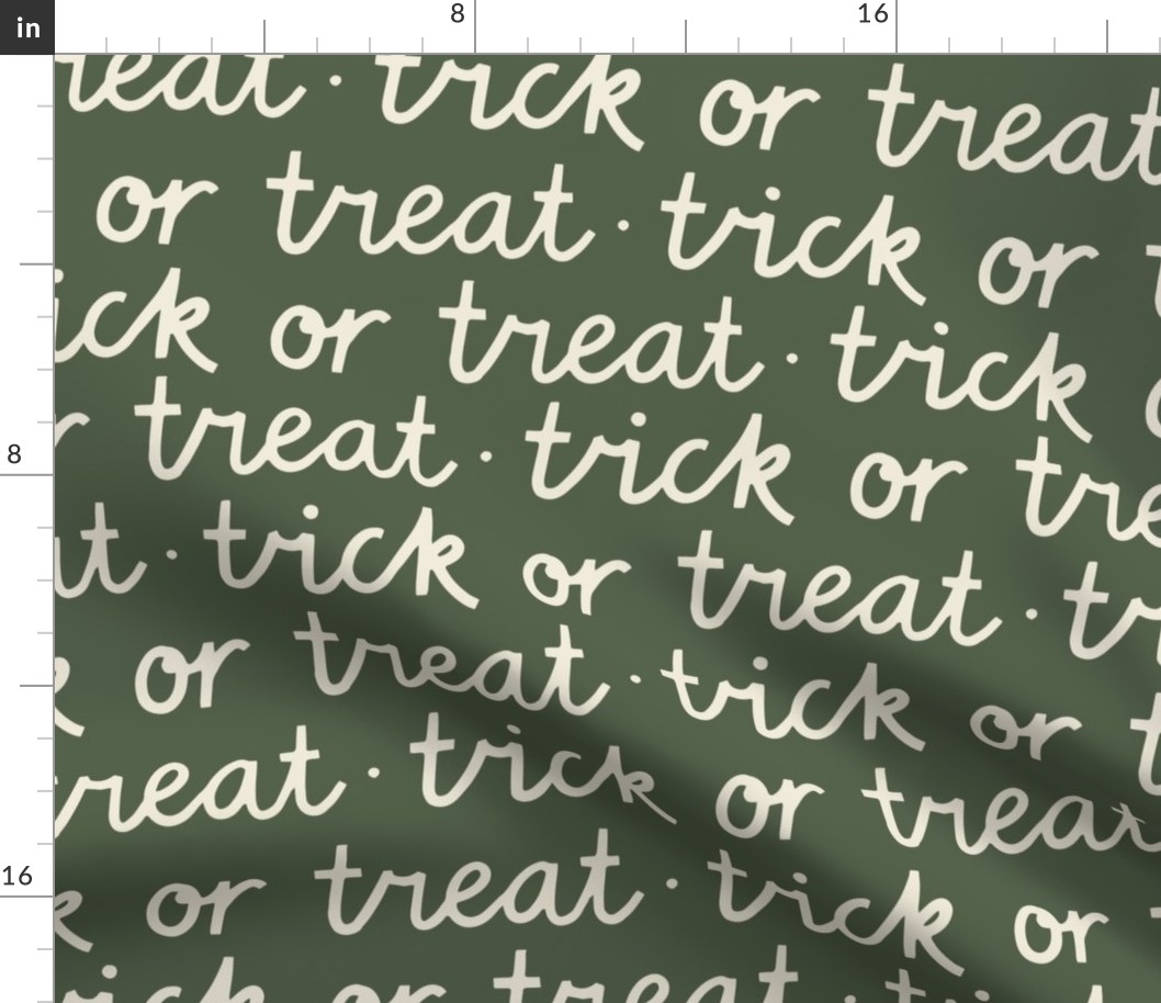 large // Trick or Treat on Green