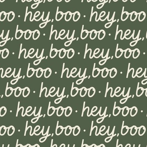 large // Hey Boo on Green