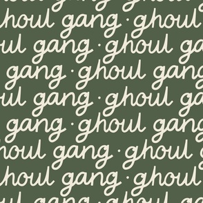 large // Ghoul Gang on Green