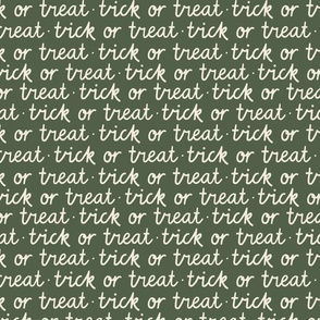 small // Trick or Treat on Green
